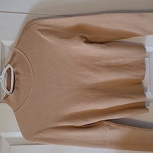 Divided Rib Mock Sweater